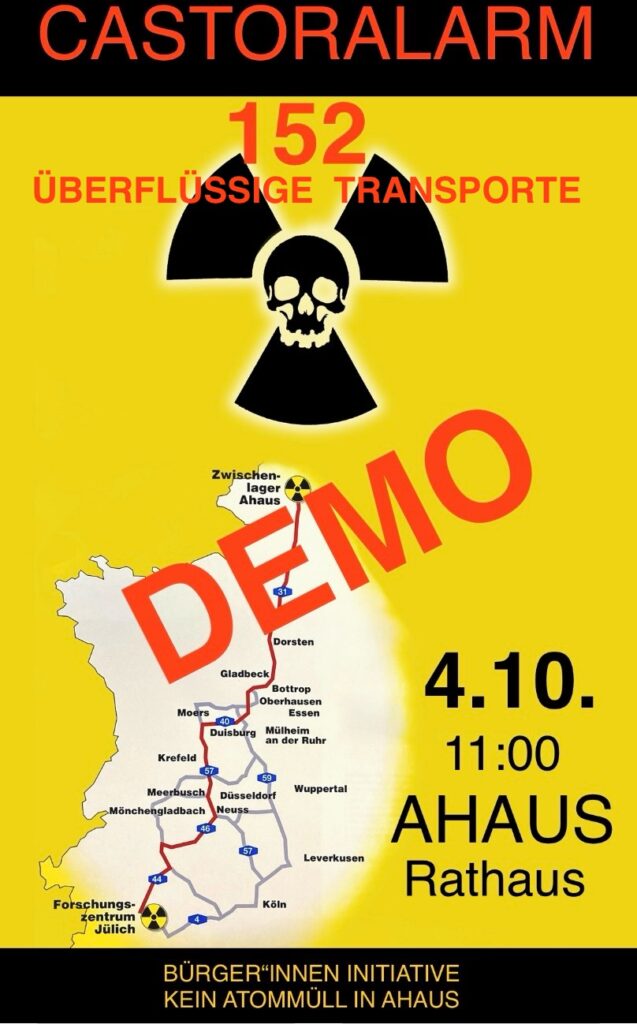 Castor-Alarm in Ahaus