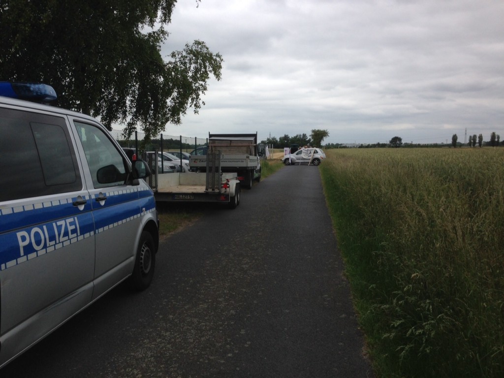 Alle Beteiligten vor Ort am Gieselweg