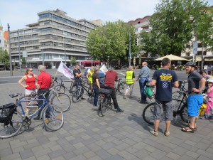 Start der BISS Radtour