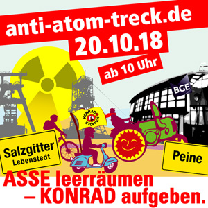 Banner Antiatomtreck 2018